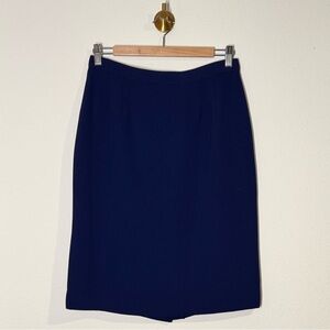 Vintage Jacqueline Ferrar Classic Blue Pencil Skirt
